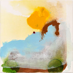 Être le Soleil au Zénith - Acrylique sur toile - 45 x 50cm 